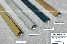 Nẹp chữ v inox 304 - Giải pháp hoàn hảo cho không gian nội thất