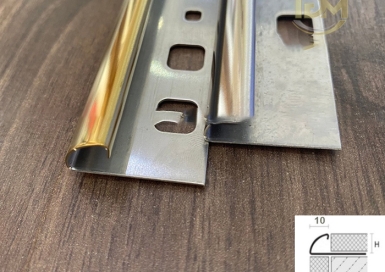 Nẹp Inox Góc Tròn IR10mm