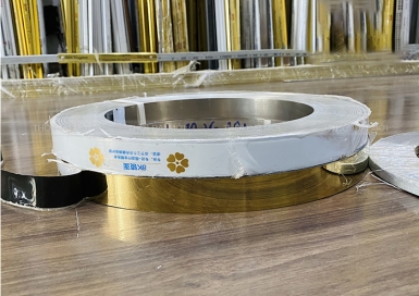 La Cuộn Inox Vàng Gương 3Cm