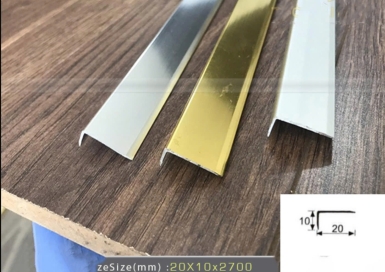 Nẹp Nhôm L20x10MM