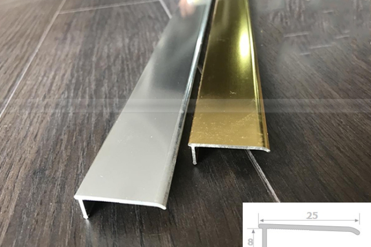 Nẹp Nhôm L25x8MM