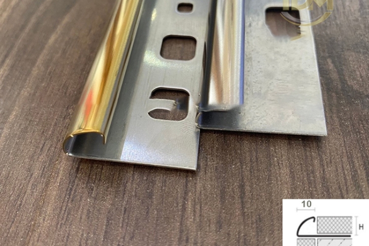 Nẹp Inox Góc Tròn IR12MM