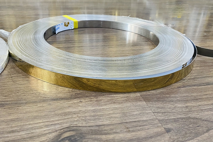 La Cuộn Inox Vàng Gương 2Cm