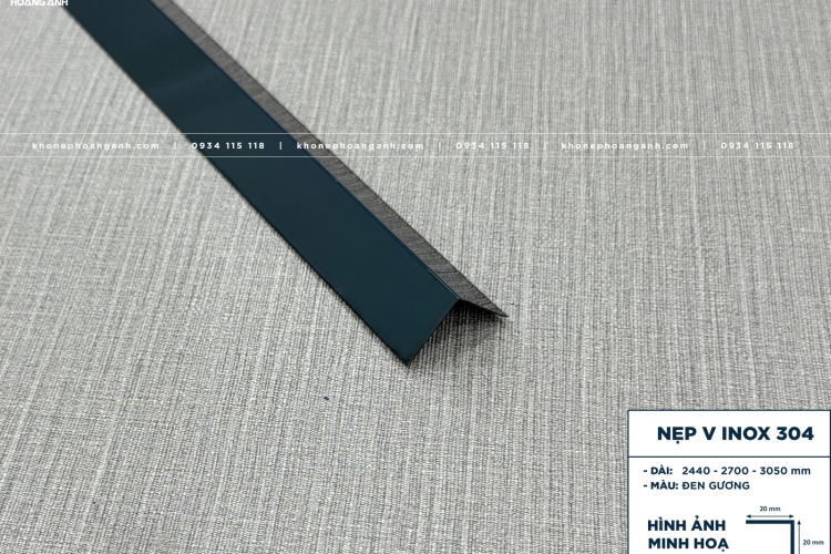 Nẹp V Inox 304
